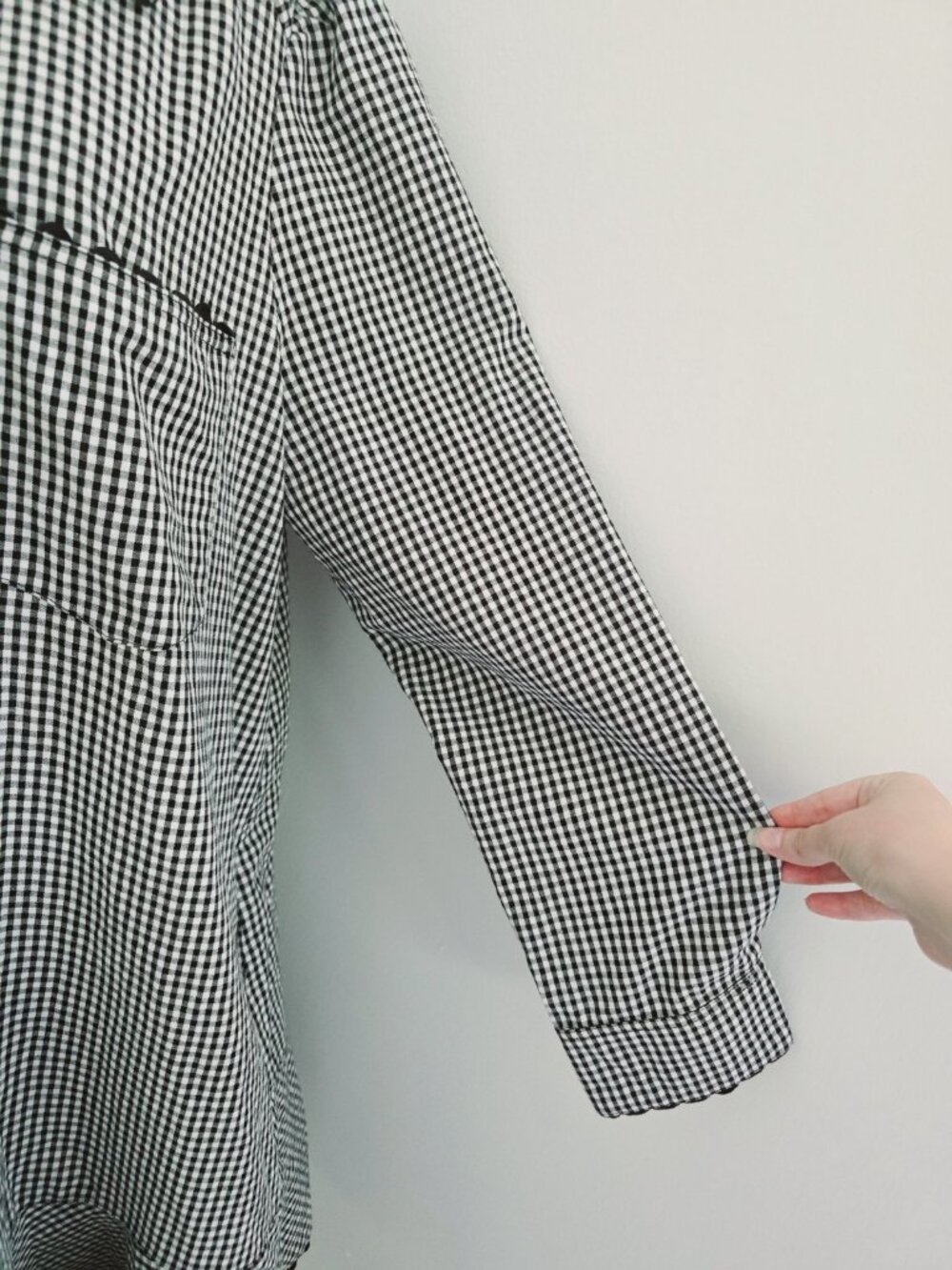 Tuckernuck Black Gingham Cotton Hemp Ric Rac Callahan Shirt Dress Size XXL 2X - Picture 11 of 13